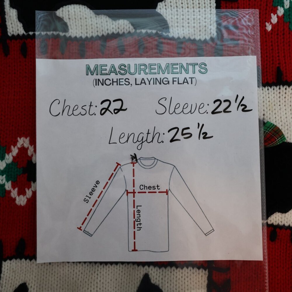 Karen Scott Vintage‎ Sweater Size L Pullover Crewneck Red Scottie Dog Christmas - Picture 7 of 7
